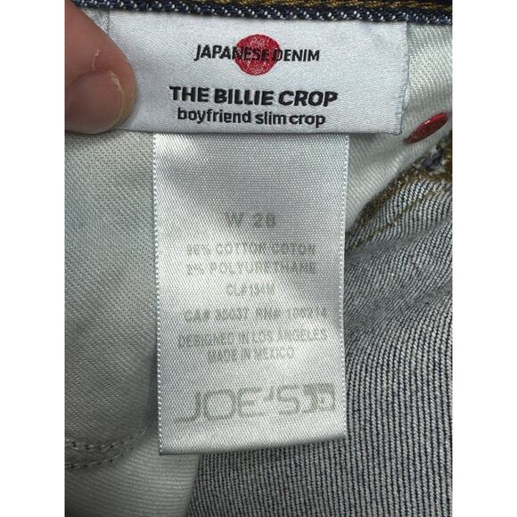 NWT Joe's Jeans Women's The Billie Boyfriend Slim Crop Jeans - Size 28 (31x27) - Picture 6 of 6